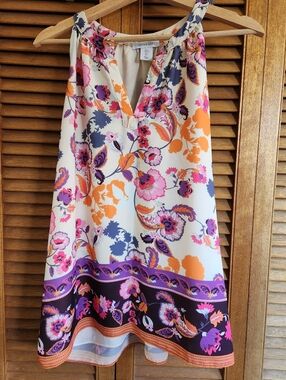 Tabitha Webb Floral Summer Top Fully Lined